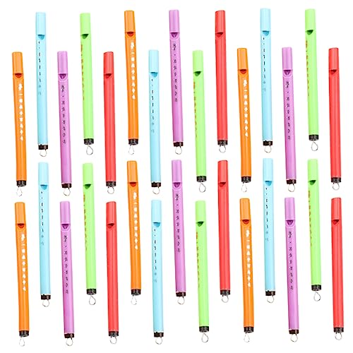 QUMIIRITY 30 Stück catchring vogelpfeife Musikspielzeug für Miniaturflöte Bird Whistle Beobachter verrückte Pfeife Wind querflöte Spielzeuge Musik Vogel Pfeife Plastik von QUMIIRITY