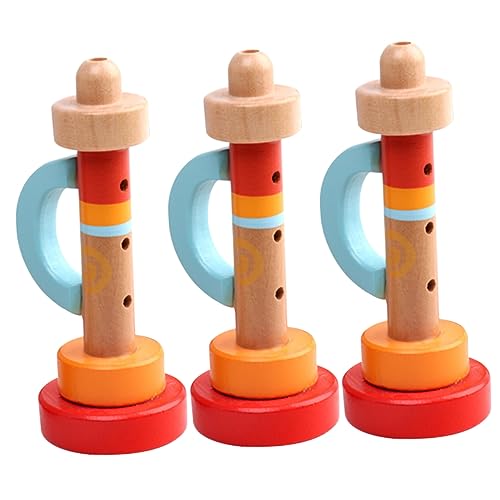 QUMIIRITY 3Stücke Kompakte Holzspielzeug Trompeten für Teiliges Langlebig und Tragbar für Partys Spiele und Musikalisches Blasinstrument für Kleine Musiker QUMIIRITY 3Stücke Kompakte Holzspielzeug Trompeten für Teiliges Langlebig und Tragbar für Partys Spiele und Musikalisches Blasinstrument für Kleine Musiker von QUMIIRITY