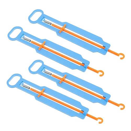 QUMIIRITY 4 Sätze Federwaage Selber Machen Federgewichtswaage Abflussentblocker Kleine Federwaage Labor-federwaage DIY Federwaage Federwaagen Für Die Wissenschaft Frühling Blue Plastik von QUMIIRITY