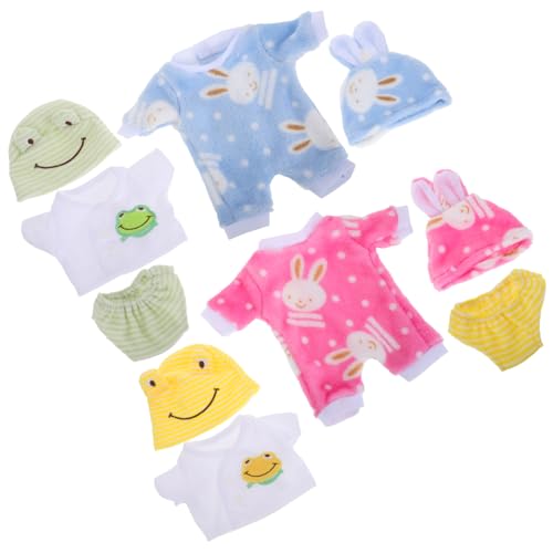 QUMIIRITY American Doll – Babypuppenkleidung Häschen-Pyjama-Set Für Mädchen Weich Und Stylisch von QUMIIRITY
