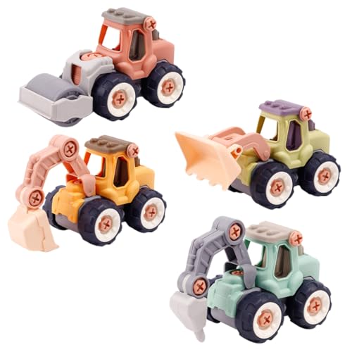 QUMIIRITY 4 Stück Baufahrzeug Maschinenbau Spielzeuglastwagen Konstruktion Ingenieur Automodell für kinderspielzeug Montageauto selber Bauen LKW- Plastik QUMIIRITY 4 Stück Baufahrzeug Maschinenbau Spielzeuglastwagen Konstruktion Ingenieur Automodell für kinderspielzeug Montageauto selber Bauen LKW- Plastik von QUMIIRITY