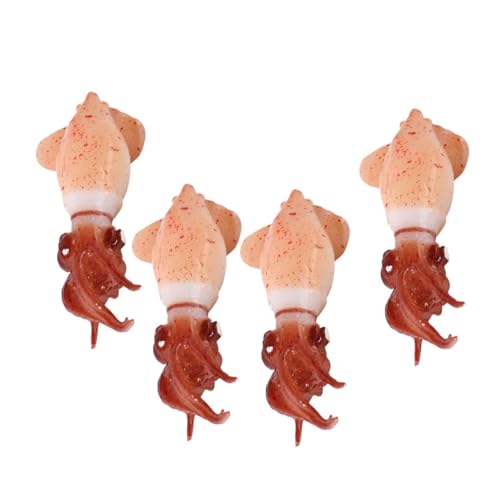 QUMIIRITY Simulationsfiguren 4 Stück Marinefiguren Für Sensorisches Spielen von QUMIIRITY
