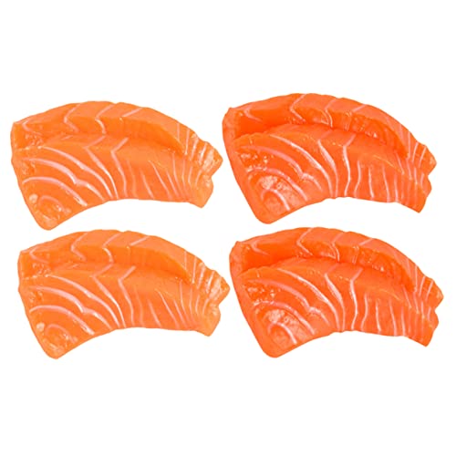 QUMIIRITY 4 Stück Lachs-Modell Essensmodelle vorgeben Simulation von Lachsmodellen simuliertes Lachsdekor künstliches Fleisch hochzeitsdekoration ziernieten PVC-Lachs Desktop-Lachs-Ornamente QUMIIRITY 4 Stück Lachs-Modell Essensmodelle vorgeben Simulation von Lachsmodellen simuliertes Lachsdekor künstliches Fleisch hochzeitsdekoration ziernieten PVC-Lachs Desktop-Lachs-Ornamente von QUMIIRITY