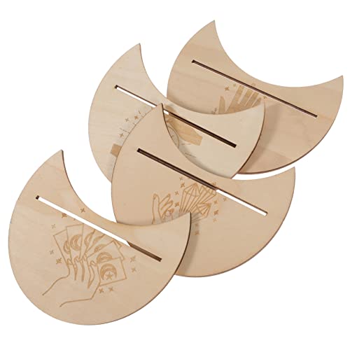 QUMIIRITY Elegantes Tarotkartenetui Und -Set Aus Holz Zur Präsentation Und Als Altar Für Anfänger von QUMIIRITY