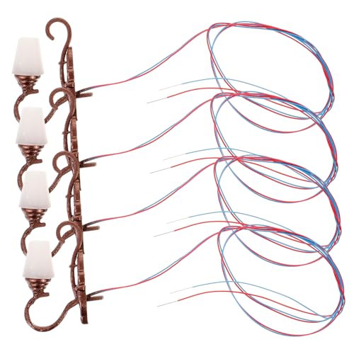 QUMIIRITY 4 Stück Teiliges Wandlampe für Häuser Realistische für Sandtisch Dekorationen und DIY Projekte Antik mit Warmem Licht QUMIIRITY 4 Stück Teiliges Wandlampe für Häuser Realistische für Sandtisch Dekorationen und DIY Projekte Antik mit Warmem Licht von QUMIIRITY