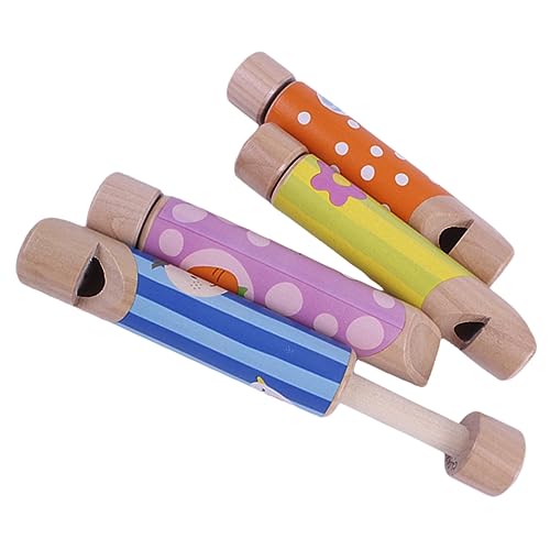 QUMIIRITY 4 Stücke Pull Pfeife Musik Musical Instruments Outdoor Für Musical Instruments Für Slide Whistle Holz von QUMIIRITY