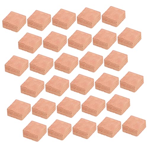 QUMIIRITY 40 Stück simulierte Ziegel Terrakotta Mini Gebäude bastelmaterial bastel Materialien Zusätzliche Ziegelsets mikrolandschaft bastelset basteln künstliche Mauerschwänze Möbel Ton rot von QUMIIRITY