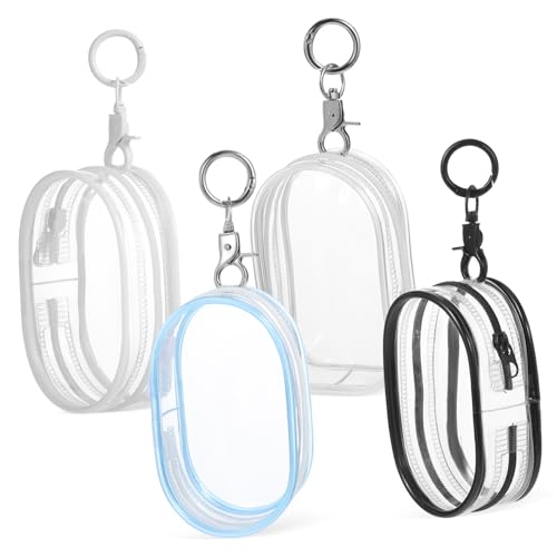 QUMIIRITY 4Stücke Transparente Puppenaufbewahrungstaschen mit Schlüsselanhänger Kompakte und Reißverschlusstaschen für Kleine Figuren QUMIIRITY 4Stücke Transparente Puppenaufbewahrungstaschen mit Schlüsselanhänger Kompakte und Reißverschlusstaschen für Kleine Figuren von QUMIIRITY