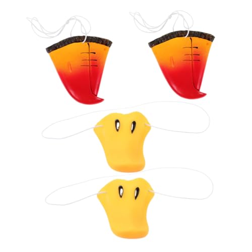 QUMIIRITY 4pcs Animal Bird Schnabel Gefälschte Papageienschnabel Nase Neuheit Papageienmaske Enten Nase Kostüm Simulation Tier Nasenprops Halloween Cosplay Vogelmaske Verschiedene Farbe QUMIIRITY 4pcs Animal Bird Schnabel Gefälschte Papageienschnabel Nase Neuheit Papageienmaske Enten Nase Kostüm Simulation Tier Nasenprops Halloween Cosplay Vogelmaske Verschiedene Farbe von QUMIIRITY