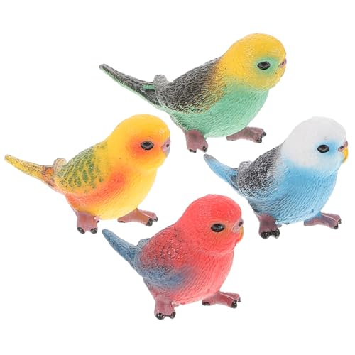 QUMIIRITY 4stücke Künstliche Papageien Figuren Lebensechte Vogel Modelle Für Dekoration Im Garten Party Und Miniaturgärten Simulierte Vogel Ornamente Leuchtenden Farben QUMIIRITY 4stücke Künstliche Papageien Figuren Lebensechte Vogel Modelle Für Dekoration Im Garten Party Und Miniaturgärten Simulierte Vogel Ornamente Leuchtenden Farben von QUMIIRITY