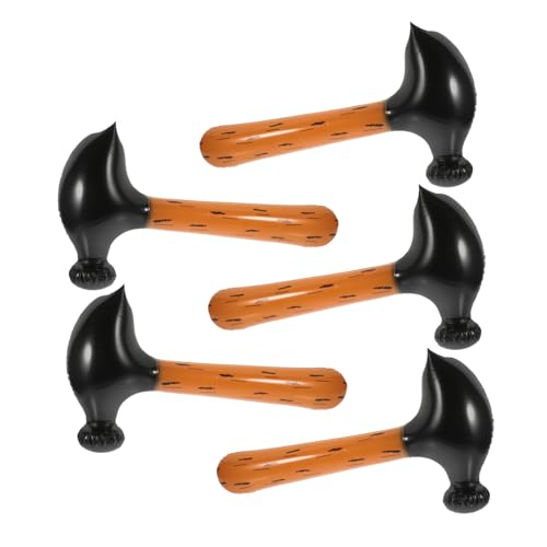 QUMIIRITY 5 Stück Aufblasbares Streitkolbenspielzeug Poolparty-Hammer aufblasbares Halloween kinderspielzeug Funny Toys aufblasbarer Hammerballon PVC-Hammer- von QUMIIRITY