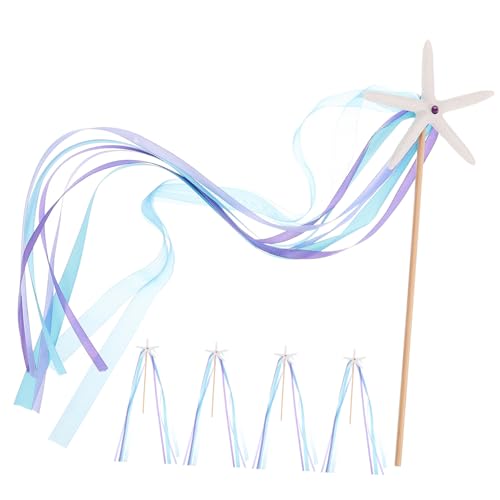 QUMIIRITY 5stücke Bezaubernde Feenstäbe Mit Ribbons Dekorative Handheld-zauberstäbe Für Mädchen Für Geburtstagsfeiern Halloween Cosplay Und Bühnenaufführungen QUMIIRITY 5stücke Bezaubernde Feenstäbe Mit Ribbons Dekorative Handheld-zauberstäbe Für Mädchen Für Geburtstagsfeiern Halloween Cosplay Und Bühnenaufführungen von QUMIIRITY