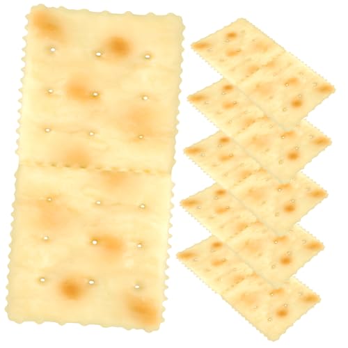 QUMIIRITY 5 Stück Teiliges Künstliche Soda Kekse Realistische Dekoration für Schreibtisch und Fotografie Requisiten Langlebige Imitation für Haushalt und Display von QUMIIRITY