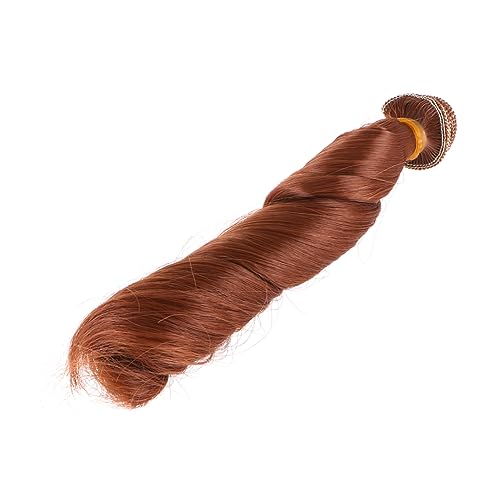 QUMIIRITY 5 Stück Teiliges Puppenperücke Hochtemperatur Seide Lockiges Haar DIY Bastelzubehör für Puppen Dekoration Bunte Farben von QUMIIRITY
