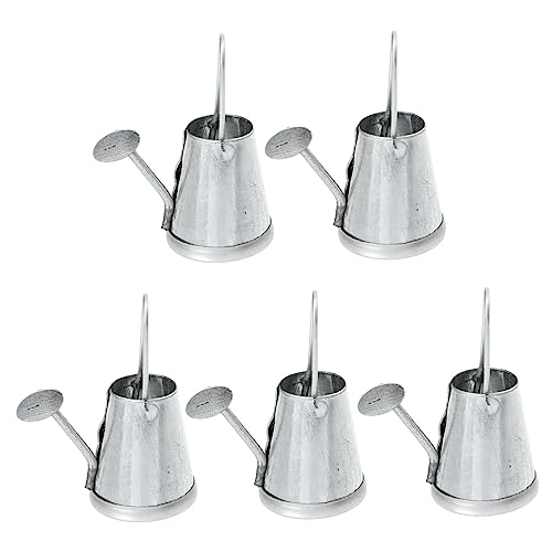 QUMIIRITY 5 Stück Wasserkocher Micro Landschaft Wasserkanne für Botanisches drinnen dekorativ klein puppenhauszubehör Mini-Hausdekoration Mikrolandschaftsmodelle Eisen Silver QUMIIRITY 5 Stück Wasserkocher Micro Landschaft Wasserkanne für Botanisches drinnen dekorativ klein puppenhauszubehör Mini-Hausdekoration Mikrolandschaftsmodelle Eisen Silver von QUMIIRITY