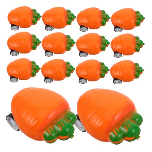 QUMIIRITY Mini Pull Back Auto Spielzeug 50 Stücke Winzige Karotten Fahrzeuge Reibung Power Ostern Füllstoff Für Kleinkinder von QUMIIRITY