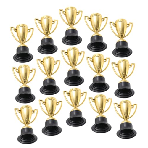 QUMIIRITY 50 Stück Trophäen Gewinnertrophäen Preistrophäen Feiertrophäen Preisträger Wettbewerbstrophäen Für Pokale Meisterschaftstrophäen Neuheitstrophäen Goldener Wiederverwendbar von QUMIIRITY