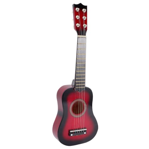 QUMIIRITY 6 Kinderakustikgitarre Saiten Tragbares Holzspielzeug für Jungen und Mädchen Musikinstrument für Anfänger Lehrreich und Farbenfroh für Kleine Musiker von QUMIIRITY