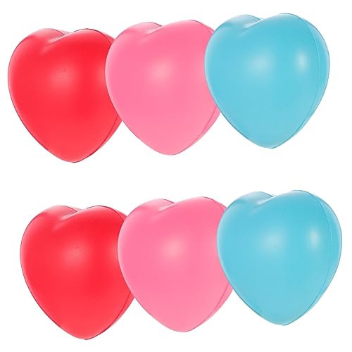 QUMIIRITY 6 Stück Dekompressionskugelspielzeug Herz-Stress-bälle Herzförmige Stressbälle Stress Beruhigendes Drücken Squeeze-Herz- Herz-Stress-Ball Pu QUMIIRITY 6 Stück Dekompressionskugelspielzeug Herz-Stress-bälle Herzförmige Stressbälle Stress Beruhigendes Drücken Squeeze-Herz- Herz-Stress-Ball Pu von QUMIIRITY
