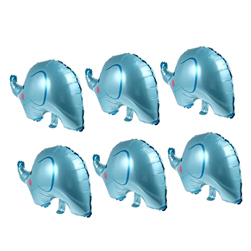 QUMIIRITY Elefanten-aluminiumfolienballon-set 6-teilig Aufblasbare Ballons Für Babyparty Abschlussball von QUMIIRITY