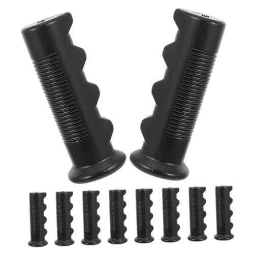 QUMIIRITY 6 Stück Ergonomische Griffpolster für Sicheres Handling rutschfeste Gummiüberzüge für Standard Rollstuhlmodelle Installieren und Langlebig von QUMIIRITY