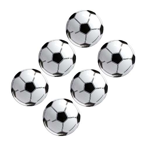 QUMIIRITY 6 Stück Teiliges Aufblasbares Fußball Set aus Hochwertigem PVC Sicher und Elastisch für Partydekorationen Einfache Handhabung für Fußball Mottopartys QUMIIRITY 6 Stück Teiliges Aufblasbares Fußball Set aus Hochwertigem PVC Sicher und Elastisch für Partydekorationen Einfache Handhabung für Fußball Mottopartys von QUMIIRITY