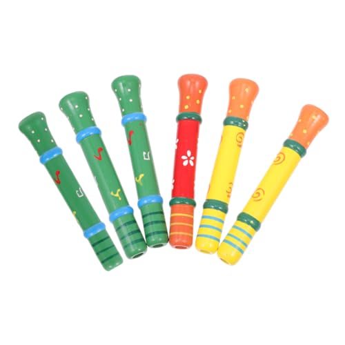 QUMIIRITY 6 Stück Teiliges Holzpfeifen für Kreative und Sichere Musikinstrumente Aufmerksamkeit und Kommunikation Farbenfrohe Designs für Unvergessliche Spielmomente Zufällige Farbe QUMIIRITY 6 Stück Teiliges Holzpfeifen für Kreative und Sichere Musikinstrumente Aufmerksamkeit und Kommunikation Farbenfrohe Designs für Unvergessliche Spielmomente Zufällige Farbe von QUMIIRITY