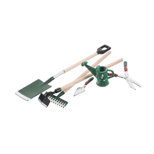 QUMIIRITY 6-teiliges Miniatur-puppenhauszubehör, Mini-gartengeräte, Winzige Gartengießkanne Für Puppenhaus, Hofbedarf, Feengartenmöbel Und Mikro-landschaftsdekoration QUMIIRITY 6-teiliges Miniatur-puppenhauszubehör, Mini-gartengeräte, Winzige Gartengießkanne Für Puppenhaus, Hofbedarf, Feengartenmöbel Und Mikro-landschaftsdekoration von QUMIIRITY