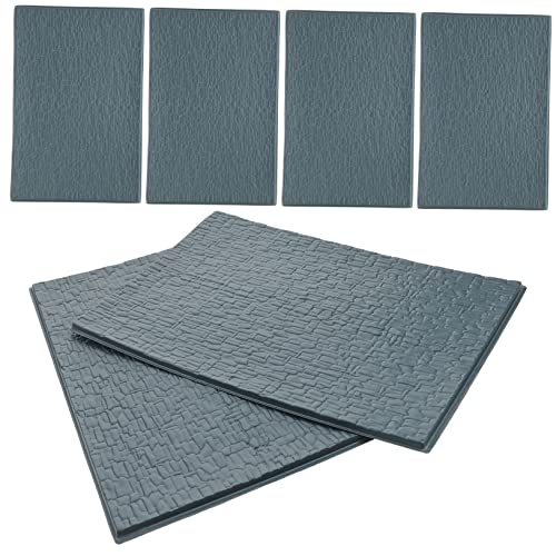 QUMIIRITY 6Blätter Dachziegel Modell DIY Sandtisch Dekoration Graue Mikrodachfliesen für Puppenhaus und Landschaftsbau Einfach zu Gestalten und Vielseitig Einsetzbar QUMIIRITY 6Blätter Dachziegel Modell DIY Sandtisch Dekoration Graue Mikrodachfliesen für Puppenhaus und Landschaftsbau Einfach zu Gestalten und Vielseitig Einsetzbar von QUMIIRITY