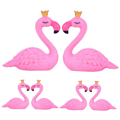 QUMIIRITY 6er-Pack Miniatur-Flamingo-Dekorationen Plastiktiere Für Die Dekoration Von Zuhause Büro Und Garten QUMIIRITY 6er-Pack Miniatur-Flamingo-Dekorationen Plastiktiere Für Die Dekoration Von Zuhause Büro Und Garten von QUMIIRITY