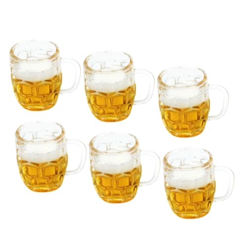 QUMIIRITY 6Stücke Bierkrüge Dekorative Harz Tassen für Puppenhaus und DIY Projekte Winzige Ornamente Miniature für Kreative Szenen und Rollenspiele QUMIIRITY 6Stücke Bierkrüge Dekorative Harz Tassen für Puppenhaus und DIY Projekte Winzige Ornamente Miniature für Kreative Szenen und Rollenspiele von QUMIIRITY