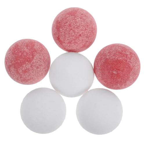 QUMIIRITY 6pcs Offizielle Foosballbälle Und Mini -Foosball -bälle Für Tischfußball -Foosball -Accessoire Für Tabletop -Spiel Beinhaltet Ersatz -Foosball -bälle Und Fußballbälle Für Foosball von QUMIIRITY