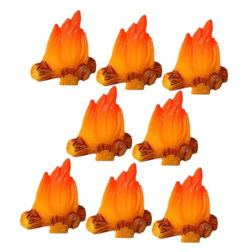 QUMIIRITY 8 Stück Miniatur Campfire Modelle Teiliges Künstliche Feuerstelle Dekoration für Puppenhaus Krippe Partyszenen Lifelike Resin Bonfire Ornamente QUMIIRITY 8 Stück Miniatur Campfire Modelle Teiliges Künstliche Feuerstelle Dekoration für Puppenhaus Krippe Partyszenen Lifelike Resin Bonfire Ornamente von QUMIIRITY