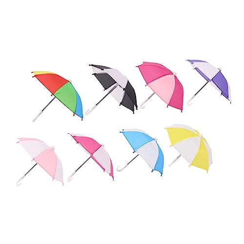 QUMIIRITY 8Stücke Puppenschirm Farbenfrohe Regenschirme für Puppen Tragbar und Dekorativ für DIY Projekte Fotografie Requisiten und Miniatur Hausdekoration QUMIIRITY 8Stücke Puppenschirm Farbenfrohe Regenschirme für Puppen Tragbar und Dekorativ für DIY Projekte Fotografie Requisiten und Miniatur Hausdekoration von QUMIIRITY