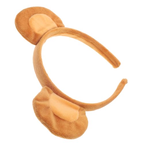 QUMIIRITY Affenohren Stirnband tierhaarreifen tierkostüme affenkostüme fasnachtskostüme haircharm Haarband Affenohr-Haarreifen Party-Cosplay-Stirnband Affen-Kopfbedeckung Plüsch Brown QUMIIRITY Affenohren Stirnband tierhaarreifen tierkostüme affenkostüme fasnachtskostüme haircharm Haarband Affenohr-Haarreifen Party-Cosplay-Stirnband Affen-Kopfbedeckung Plüsch Brown von QUMIIRITY