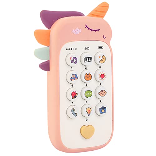 QUMIIRITY Babytat Simuliertes Babytelefon Beißresistentes Musikspielzeug für Batterien Fördert die Frühkindliche Entwicklung und Schützt Gehör für Kleine von QUMIIRITY