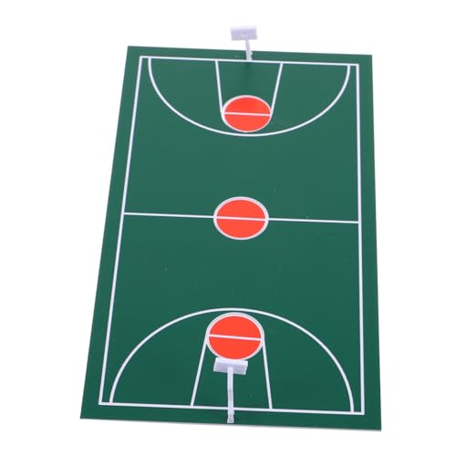 QUMIIRITY Maßstab Basketballplatz Modell Desktop Miniatur Basketball Spielplatz Für Büro Home Display von QUMIIRITY