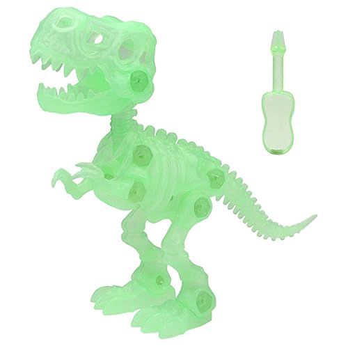 QUMIIRITY DIY Dinosaurier Skelett für Leuchtende Dinosaurier Bastelsets Kreativität und Lernen mit Zubehör und Handbohrer von QUMIIRITY