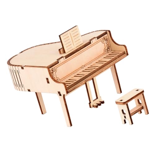 QUMIIRITY DIY Holz Puzzle Musikbox Klavier Modell zum Zusammenbauen für Weihnachten Geburtstage Dekoratives für Jungen und Mädchen QUMIIRITY DIY Holz Puzzle Musikbox Klavier Modell zum Zusammenbauen für Weihnachten Geburtstage Dekoratives für Jungen und Mädchen von QUMIIRITY
