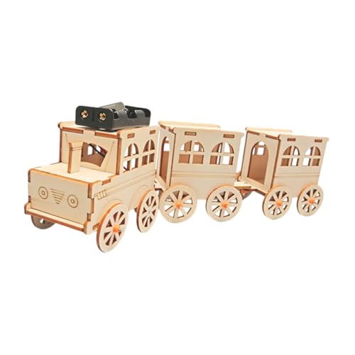 QUMIIRITY DIY Unfertiges Zugspielzeug, 3D-holzzug-modellbausätze, Holzhandwerkskonstruktion Für Kinder, Einfaches Montagemodell Für Familienzusammenhalt Und Lernen QUMIIRITY DIY Unfertiges Zugspielzeug, 3D-holzzug-modellbausätze, Holzhandwerkskonstruktion Für Kinder, Einfaches Montagemodell Für Familienzusammenhalt Und Lernen von QUMIIRITY
