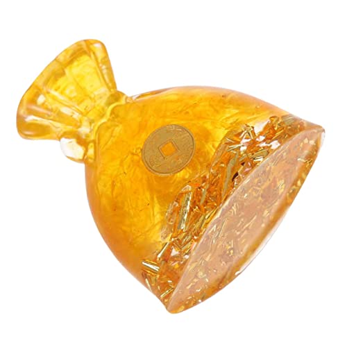 QUMIIRITY Der Glückstüte Geldsack Prop Gefälscht Favorisieren Kasse Bank Beutel Falschgeld Feng Shui Geldtopf Fanny Figuren Taschen Gartendekoration Enten Miserabel Kristall Yellow von QUMIIRITY