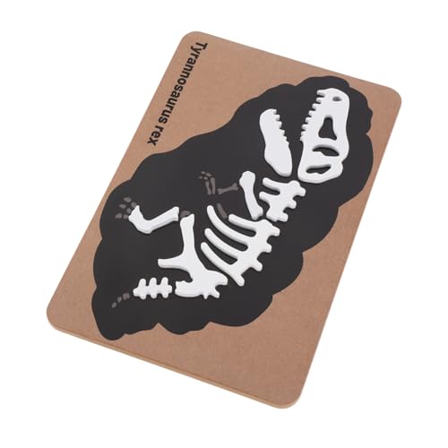 QUMIIRITY Dinosaurier Fossile Knochen Holz Puzzle für Lernspielzeug zur Kognitiver Fähigkeiten und Räumlichem Bewusstsein Jahre Sicheres Holz für Dino Enthusiasten von QUMIIRITY