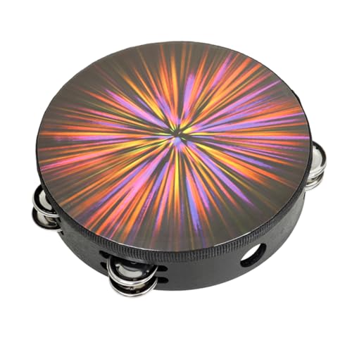 QUMIIRITY Doppelreihe Handtrommel mit Glöckchen Buntes Musikinstrument für Fördert Rhythmusgefühl und Hand Auge Koordination für Musikunterricht QUMIIRITY Doppelreihe Handtrommel mit Glöckchen Buntes Musikinstrument für Fördert Rhythmusgefühl und Hand Auge Koordination für Musikunterricht von QUMIIRITY
