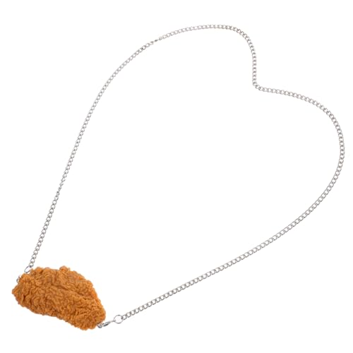 QUMIIRITY Gebratene Hühnerbeine Halskette Partygeschenk Hühnerhalskette Halskette mit gebratenem Huhn Deko-Halskette Fake-Food-Anhänger Lebensmitteldekoration PVC QUMIIRITY Gebratene Hühnerbeine Halskette Partygeschenk Hühnerhalskette Halskette mit gebratenem Huhn Deko-Halskette Fake-Food-Anhänger Lebensmitteldekoration PVC von QUMIIRITY