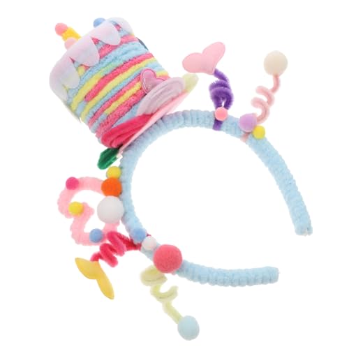 QUMIIRITY Geburtstagskuchen-stirnband Für Mädchen-geburtstagsfeiern, Lustige, Farbenfrohe Fotokabinen-requisiten, Einzigartiges, Stilvolles Cupcake-haarband, Party-haarband QUMIIRITY Geburtstagskuchen-stirnband Für Mädchen-geburtstagsfeiern, Lustige, Farbenfrohe Fotokabinen-requisiten, Einzigartiges, Stilvolles Cupcake-haarband, Party-haarband von QUMIIRITY