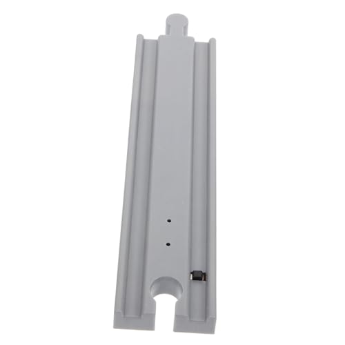 QUMIIRITY Gleiszug klein Züge Bahngleis verfolgen Zug Eisenbahn DIY Gleisspielzeug Bahnstrecke simulieren Lehrbahnspielzeug Bahnstrecke selber Bauen Schienen Plastik Grey von QUMIIRITY