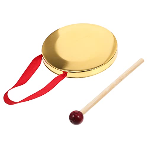QUMIIRITY Handgong für Metall Gong für Festivals und Partys Tragbares Schlaginstrument mit für Kindergartenaufführungen QUMIIRITY Handgong für Metall Gong für Festivals und Partys Tragbares Schlaginstrument mit für Kindergartenaufführungen von QUMIIRITY