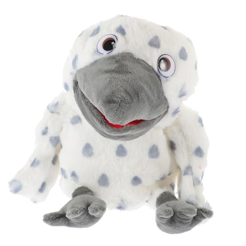 QUMIIRITY Handpuppe Eule Dinosaurier tragen Marionette Plüschtiere Frosch Ratte Plüschpuppenspielzeug Leistungsqualitäten Vogelpuppe Handpuppe Rollenspiel Handpuppe PP Baumwolle von QUMIIRITY