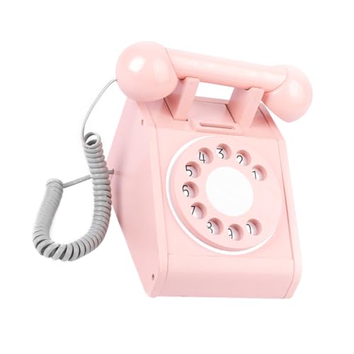QUMIIRITY Holz Telefon für Simuliertes Vintage Telefon Rosa für Eltern Junge Mädchen Interaktion und Lebenskompetenzentwicklung QUMIIRITY Holz Telefon für Simuliertes Vintage Telefon Rosa für Eltern Junge Mädchen Interaktion und Lebenskompetenzentwicklung von QUMIIRITY
