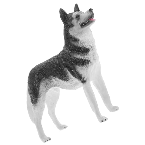 QUMIIRITY Hund Figur Modell aus Kunststoff Stehende Husky Hundefigur zur Dekoration für Zuhause und Büro für Hundeliebhaber und Fotorequisite Verarbeitet QUMIIRITY Hund Figur Modell aus Kunststoff Stehende Husky Hundefigur zur Dekoration für Zuhause und Büro für Hundeliebhaber und Fotorequisite Verarbeitet von QUMIIRITY